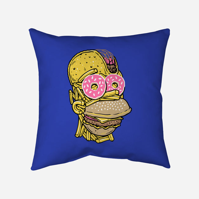 Snack Head-None-Removable Cover w Insert-Throw Pillow-glitchygorilla