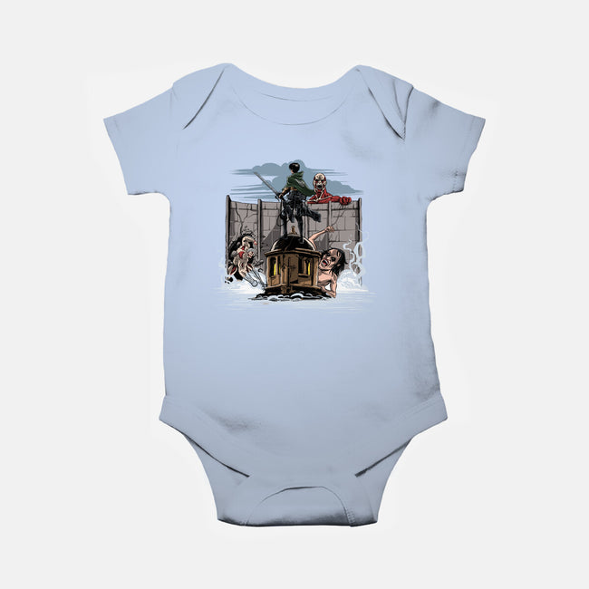 Wanderer Above The Sea Of Titans-Baby-Basic-Onesie-zascanauta