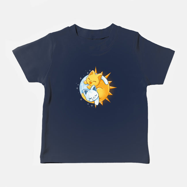 Sun Moon Kitten-Baby-Basic-Tee-Vallina84