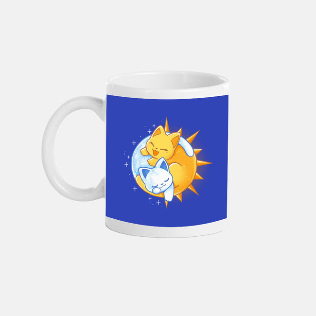 Sun Moon Kitten-None-Mug-Drinkware-Vallina84