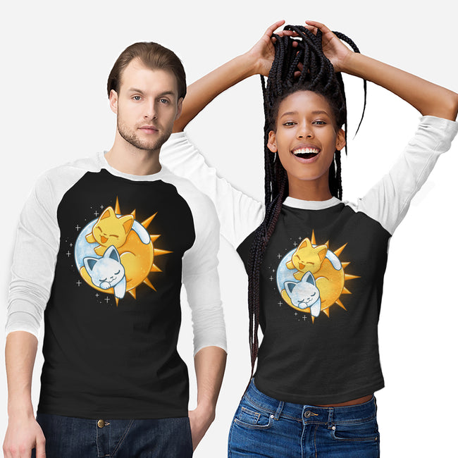 Sun Moon Kitten-Unisex-Baseball-Tee-Vallina84