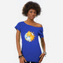 Sun Moon Kitten-Womens-Off Shoulder-Tee-Vallina84