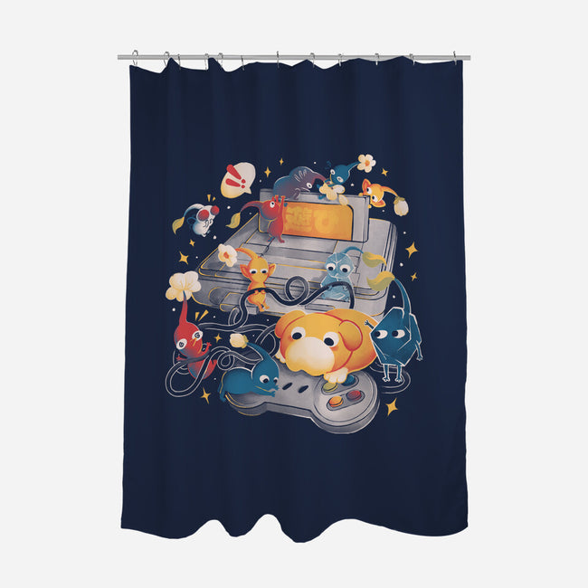 Tiny Gamers-None-Polyester-Shower Curtain-eduely