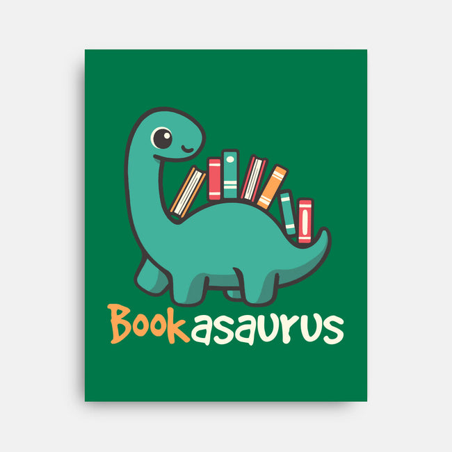 Bookasaurus-None-Stretched-Canvas-NemiMakeit