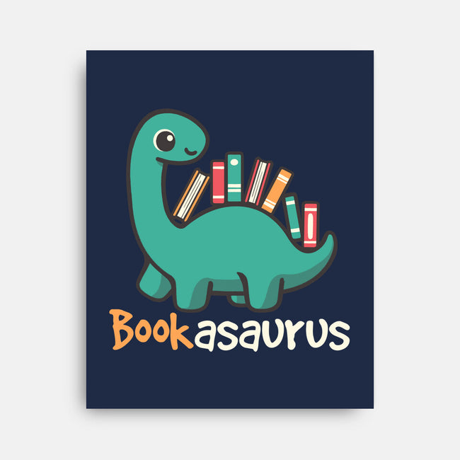 Bookasaurus-None-Stretched-Canvas-NemiMakeit