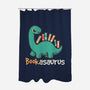 Bookasaurus-None-Polyester-Shower Curtain-NemiMakeit