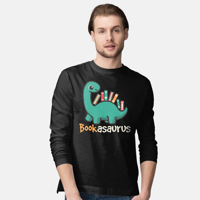 Bookasaurus-Mens-Long Sleeved-Tee-NemiMakeit