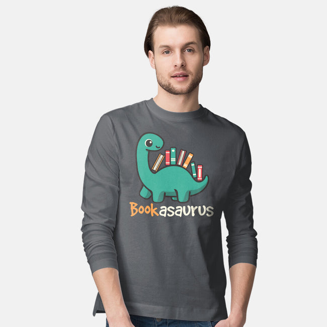 Bookasaurus-Mens-Long Sleeved-Tee-NemiMakeit