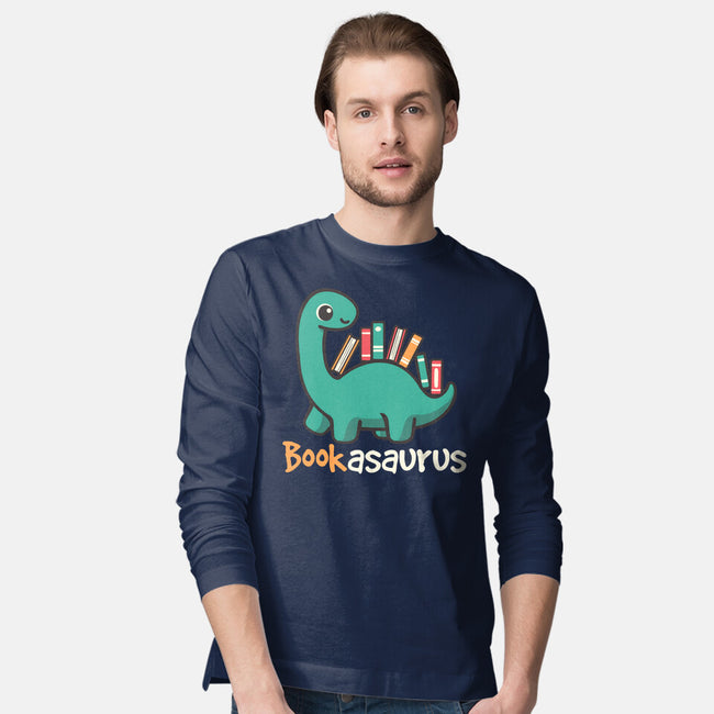 Bookasaurus-Mens-Long Sleeved-Tee-NemiMakeit