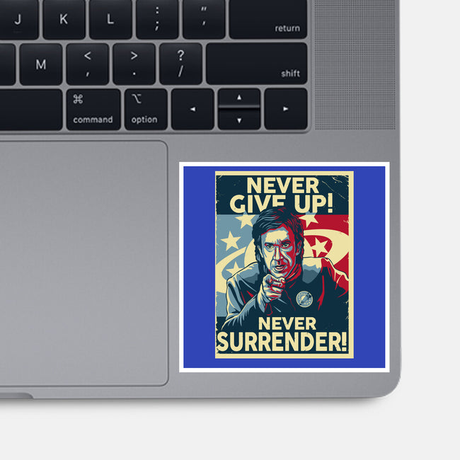 Never Give Up-None-Glossy-Sticker-daobiwan