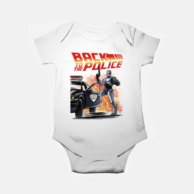 Back To The Police-Baby-Basic-Onesie-zascanauta