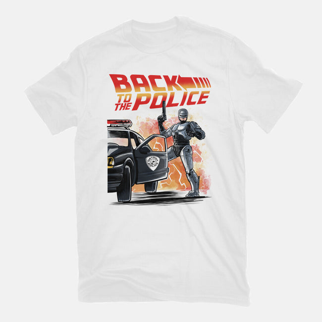 Back To The Police-Womens-Fitted-Tee-zascanauta