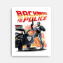 Back To The Police-None-Stretched-Canvas-zascanauta