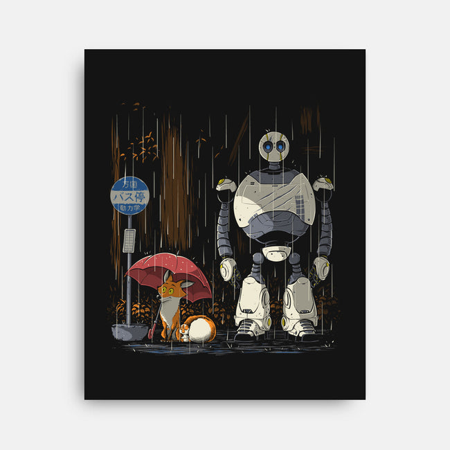 My Neighbor Robot-None-Stretched-Canvas-Betmac