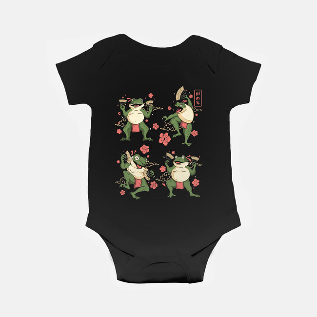 Dance Of The Toads Ukiyo-e-Baby-Basic-Onesie-constantine2454