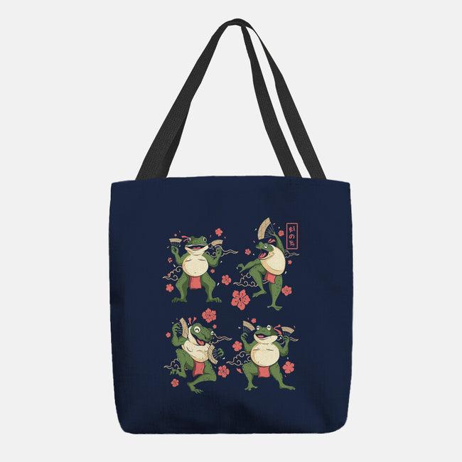 Dance Of The Toads Ukiyo-e-None-Basic Tote-Bag-constantine2454