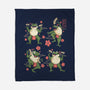 Dance Of The Toads Ukiyo-e-None-Fleece-Blanket-constantine2454