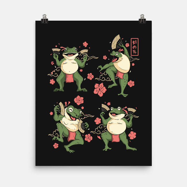 Dance Of The Toads Ukiyo-e-None-Matte-Poster-constantine2454