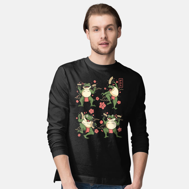 Dance Of The Toads Ukiyo-e-Mens-Long Sleeved-Tee-constantine2454