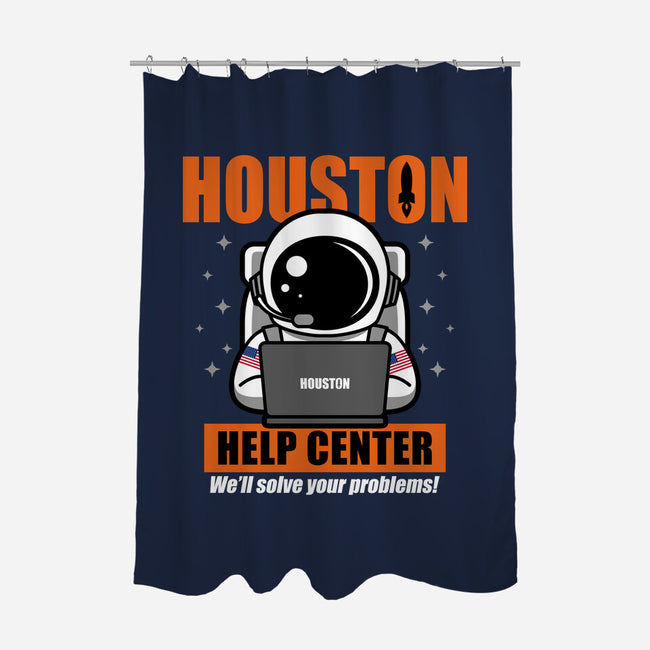 Houston Help Center-None-Polyester-Shower Curtain-Boggs Nicolas