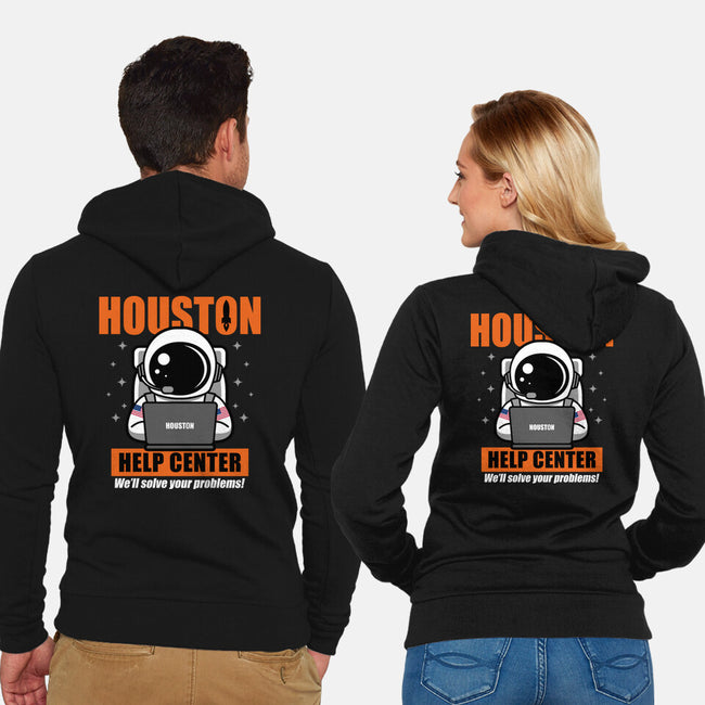 Houston Help Center-Unisex-Zip-Up-Sweatshirt-Boggs Nicolas