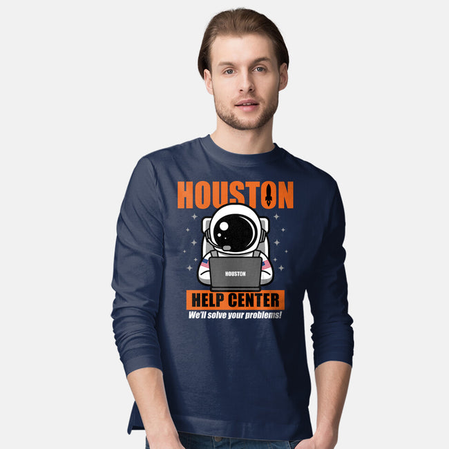 Houston Help Center-Mens-Long Sleeved-Tee-Boggs Nicolas