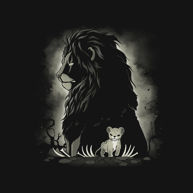 Darkness Lion-Mens-Long Sleeved-Tee-Vallina84