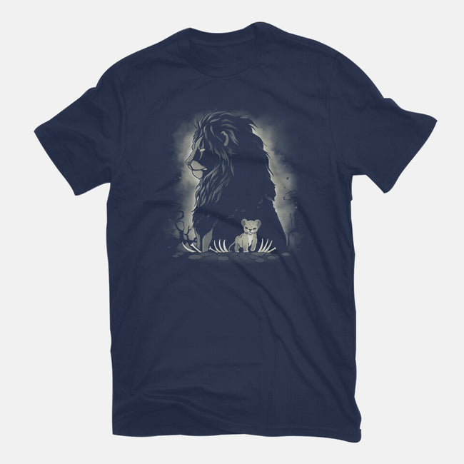 Darkness Lion-Womens-Basic-Tee-Vallina84