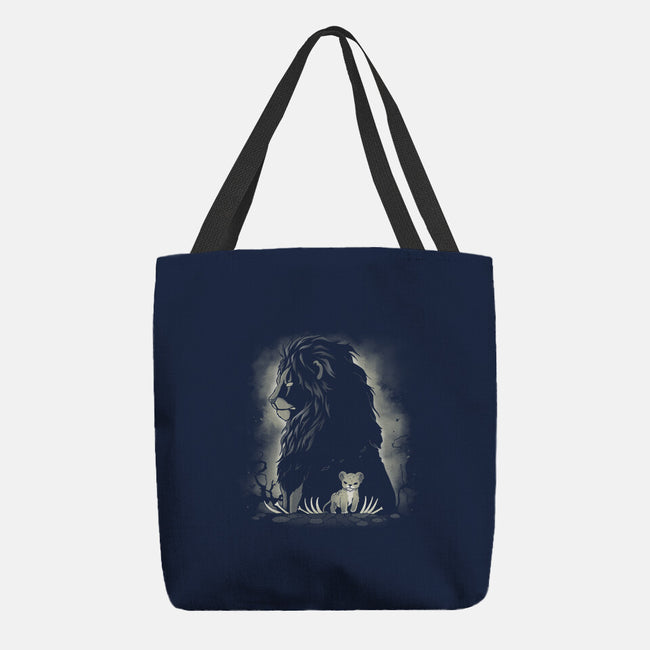 Darkness Lion-None-Basic Tote-Bag-Vallina84