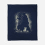 Darkness Lion-None-Fleece-Blanket-Vallina84