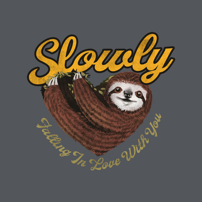 Slowly In Love Sloth-Unisex-Basic-Tee-dandingeroz