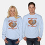 Tender Heart Cat-Unisex-Crew Neck-Sweatshirt-dandingeroz