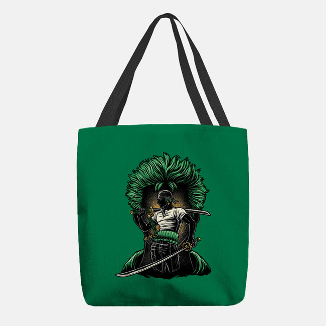 Pirate Hunter Fury-None-Basic Tote-Bag-glitchygorilla