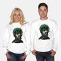 Pirate Hunter Fury-Unisex-Crew Neck-Sweatshirt-glitchygorilla