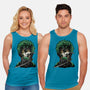 Pirate Hunter Fury-Unisex-Basic-Tank-glitchygorilla