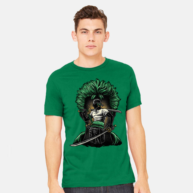 Pirate Hunter Fury-Mens-Heavyweight-Tee-glitchygorilla