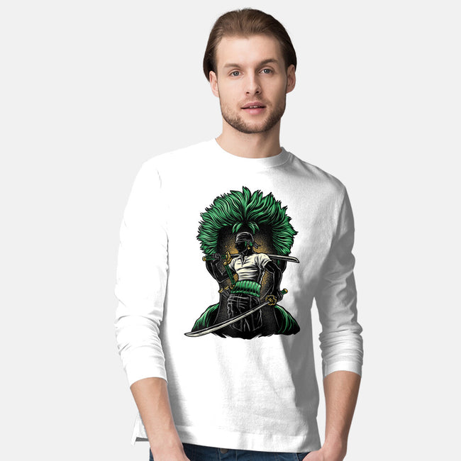 Pirate Hunter Fury-Mens-Long Sleeved-Tee-glitchygorilla