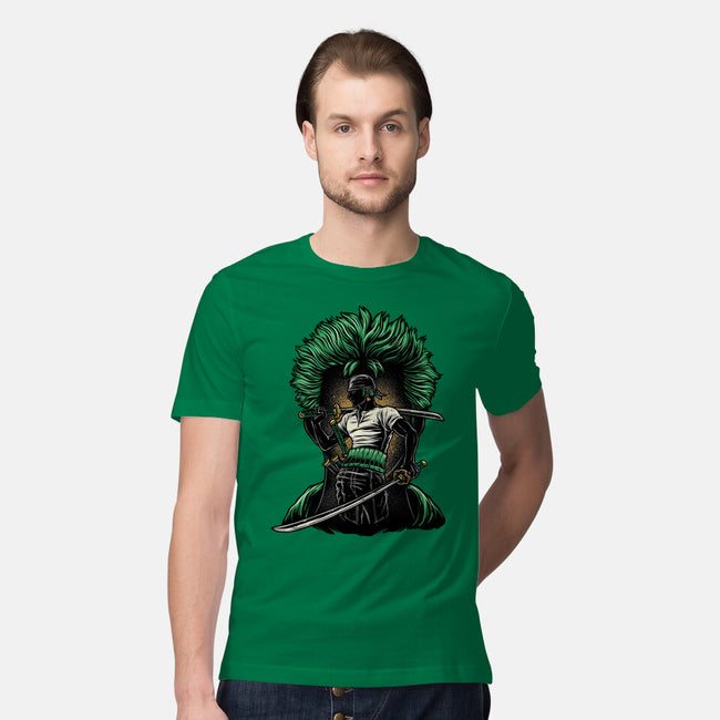 Pirate Hunter Fury-Mens-Premium-Tee-glitchygorilla