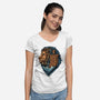 Love And Fantasy-Womens-V-Neck-Tee-glitchygorilla