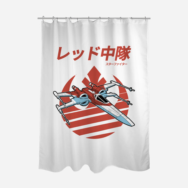 X-Wing Starfighter-None-Polyester-Shower Curtain-Astrobot Invention