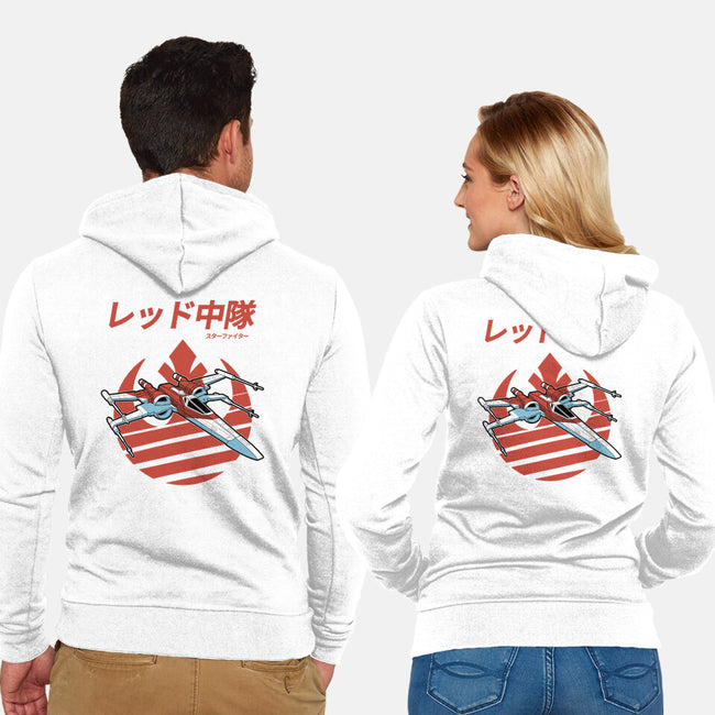 X-Wing Starfighter-Unisex-Zip-Up-Sweatshirt-Astrobot Invention