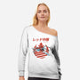 X-Wing Starfighter-Womens-Off Shoulder-Sweatshirt-Astrobot Invention