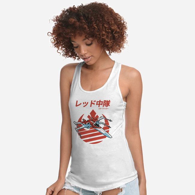 X-Wing Starfighter-Womens-Racerback-Tank-Astrobot Invention