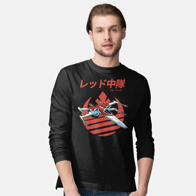 X-Wing Starfighter-Mens-Long Sleeved-Tee-Astrobot Invention