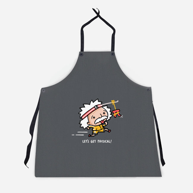 Lets Get Physical-Unisex-Kitchen-Apron-Wenceslao A Romero