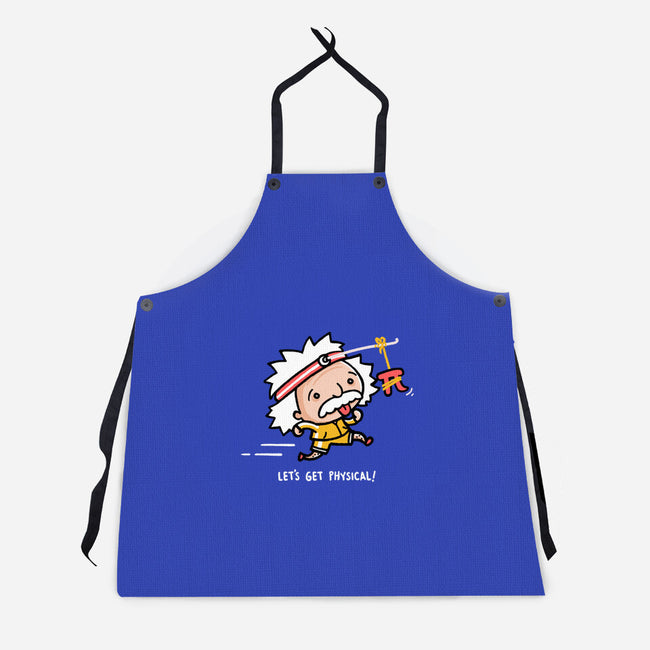 Lets Get Physical-Unisex-Kitchen-Apron-Wenceslao A Romero