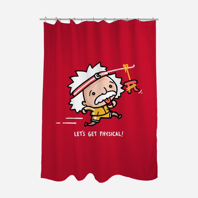 Lets Get Physical-None-Polyester-Shower Curtain-Wenceslao A Romero