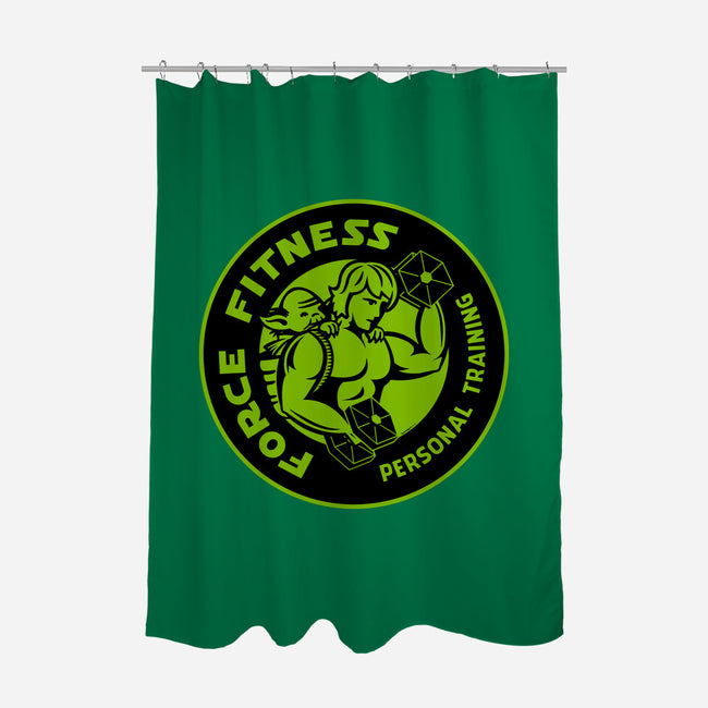 Force Fitness-None-Polyester-Shower Curtain-Wenceslao A Romero