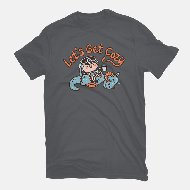 Lets Get Cozy-Unisex-Basic-Tee-Wenceslao A Romero