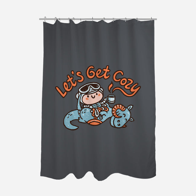 Lets Get Cozy-None-Polyester-Shower Curtain-Wenceslao A Romero